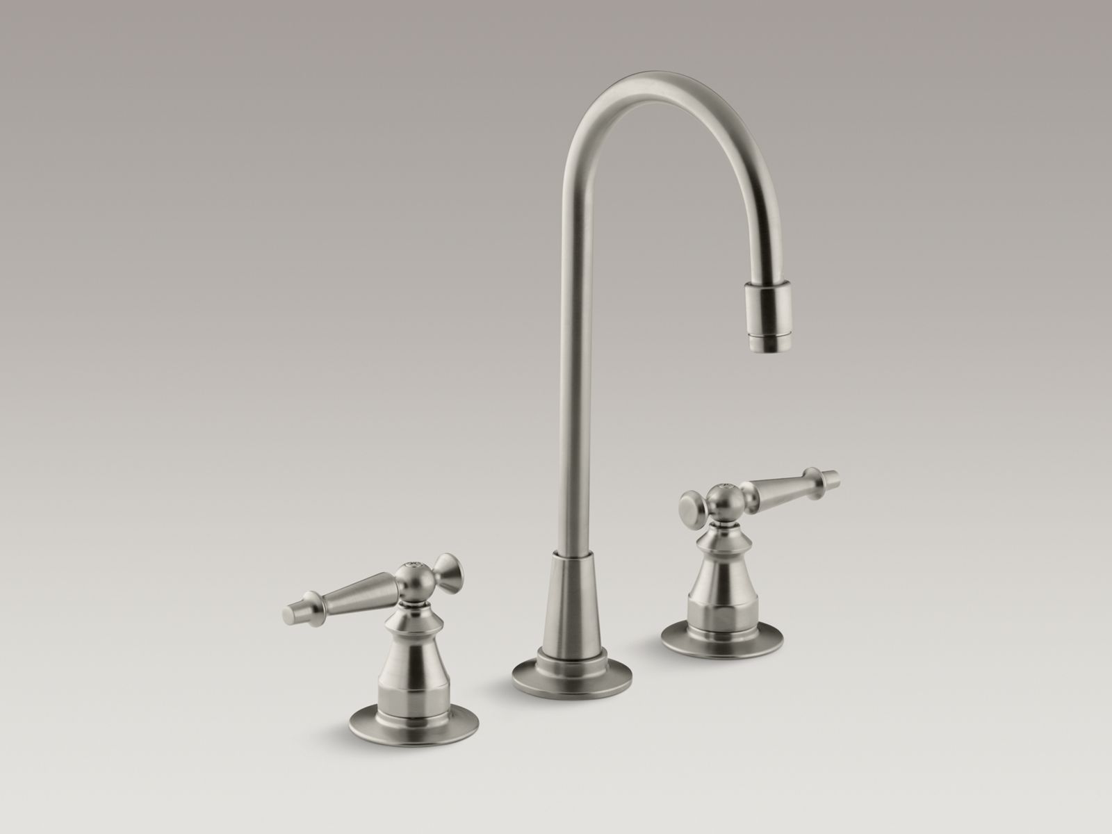 34852-antique-three-hole-bar-sink-faucet-with-lever-handles-2.jpg Antique Three-hole bar sink faucet with lever handles
