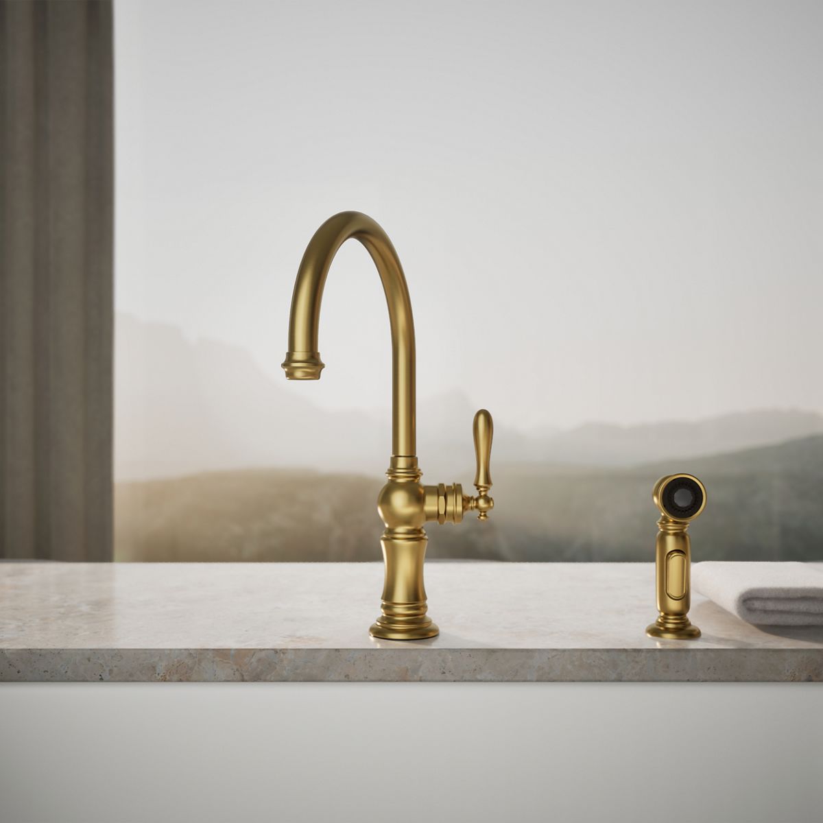 34858-artifacts-single-handle-kitchen-sink-faucet-with-two-function-sprayhead-35.jpg Artifacts® Single-handle kitchen sink faucet with two-function sprayhead