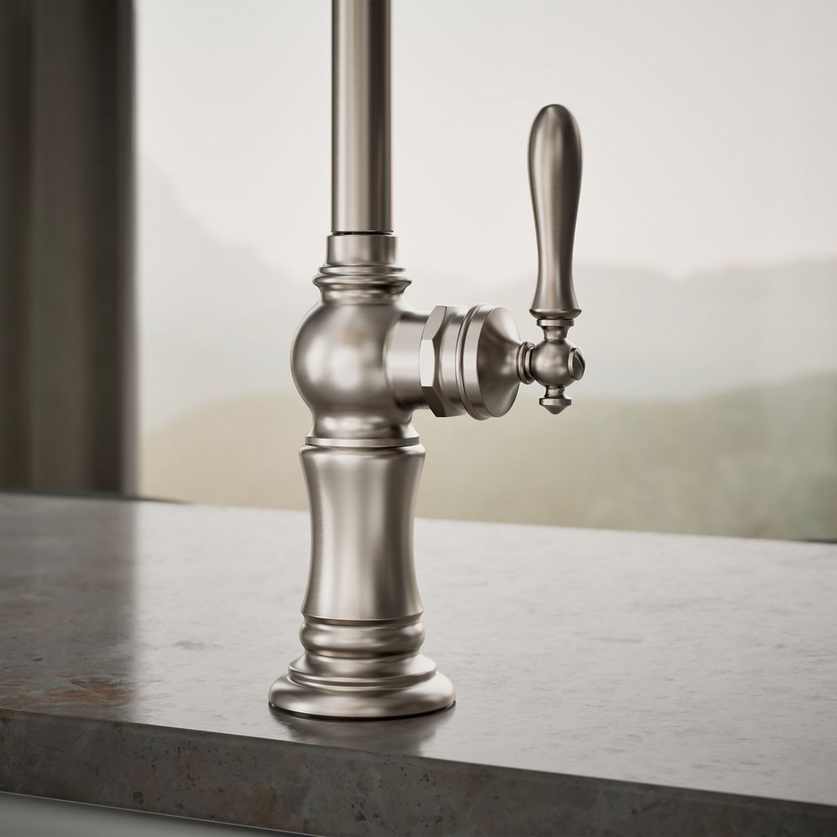 34858-artifacts-single-handle-kitchen-sink-faucet-with-two-function-sprayhead-45.jpg Artifacts® Single-handle kitchen sink faucet with two-function sprayhead