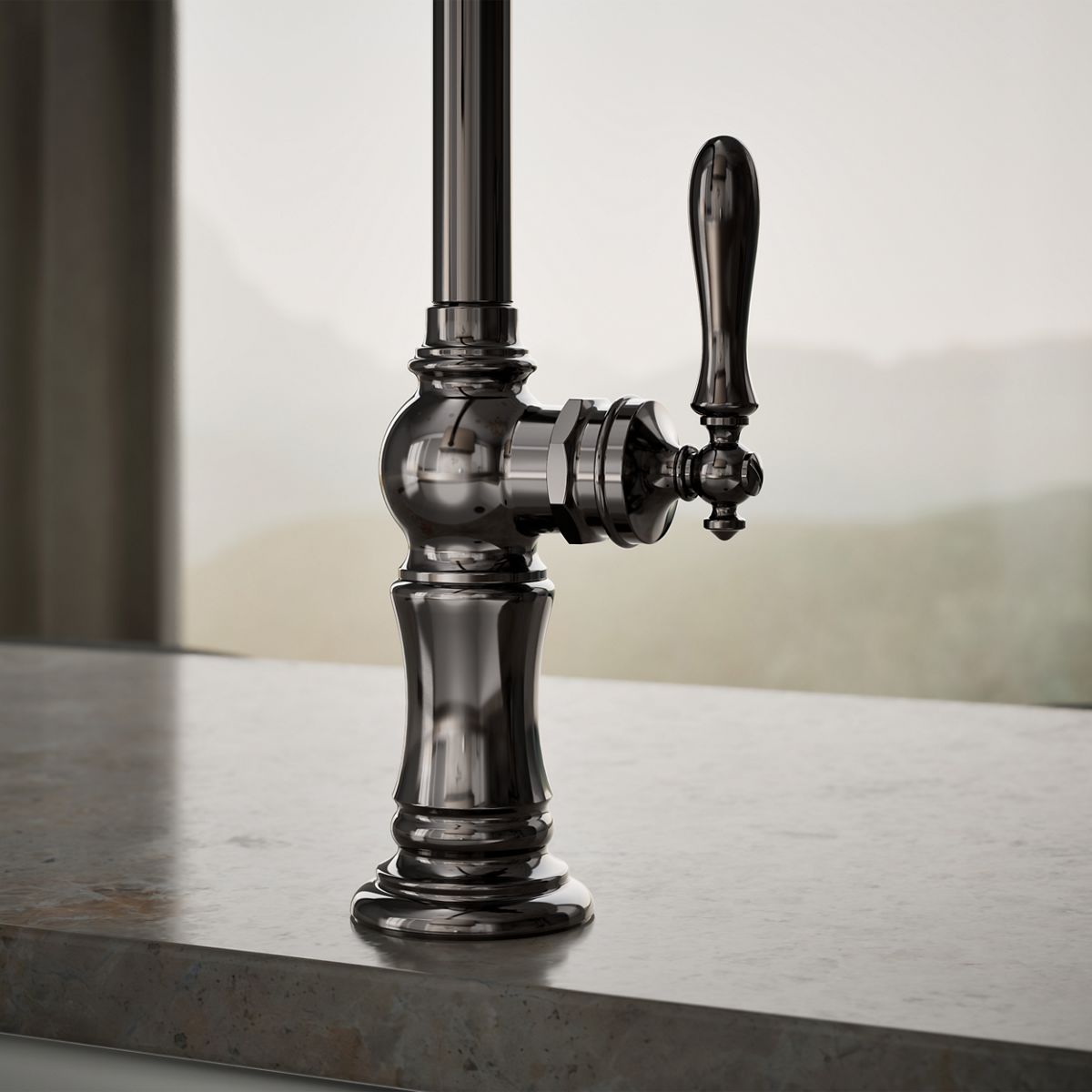 34858-artifacts-single-handle-kitchen-sink-faucet-with-two-function-sprayhead-47.jpg Artifacts® Single-handle kitchen sink faucet with two-function sprayhead