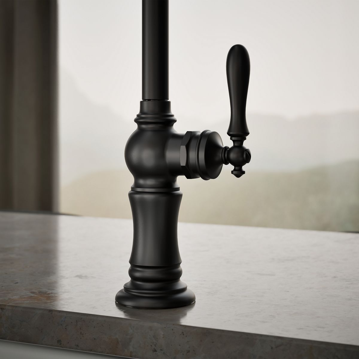 34858-artifacts-single-handle-kitchen-sink-faucet-with-two-function-sprayhead-49.jpg Artifacts® Single-handle kitchen sink faucet with two-function sprayhead