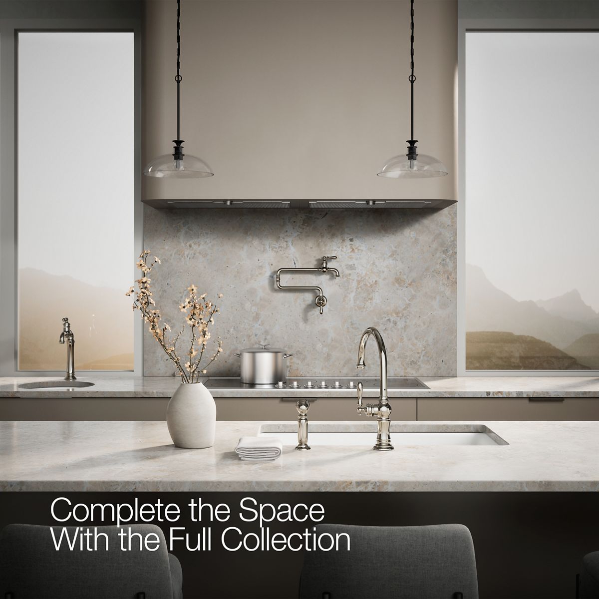 34858-artifacts-single-handle-kitchen-sink-faucet-with-two-function-sprayhead-64.jpg Artifacts® Single-handle kitchen sink faucet with two-function sprayhead