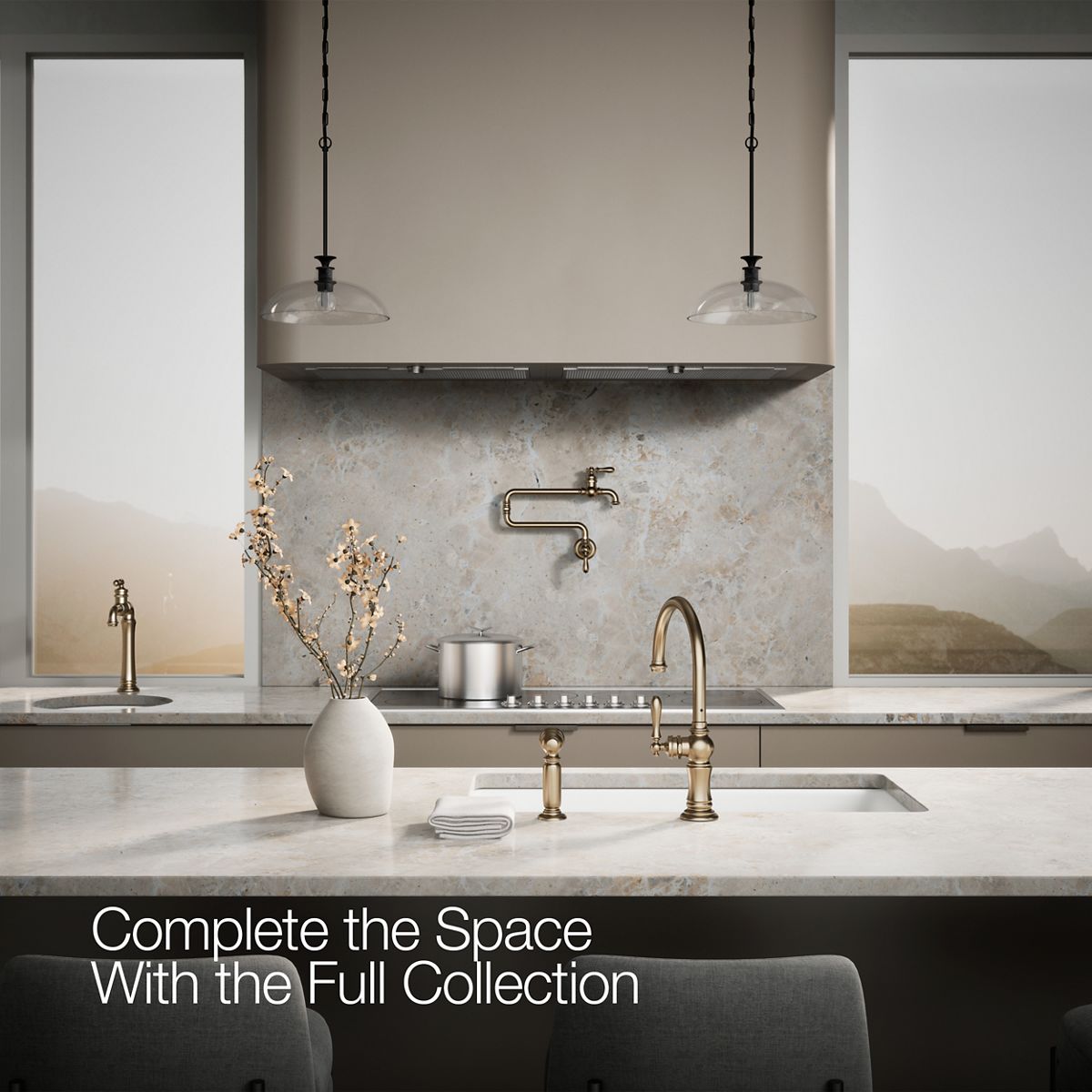34858-artifacts-single-handle-kitchen-sink-faucet-with-two-function-sprayhead-66.jpg Artifacts® Single-handle kitchen sink faucet with two-function sprayhead