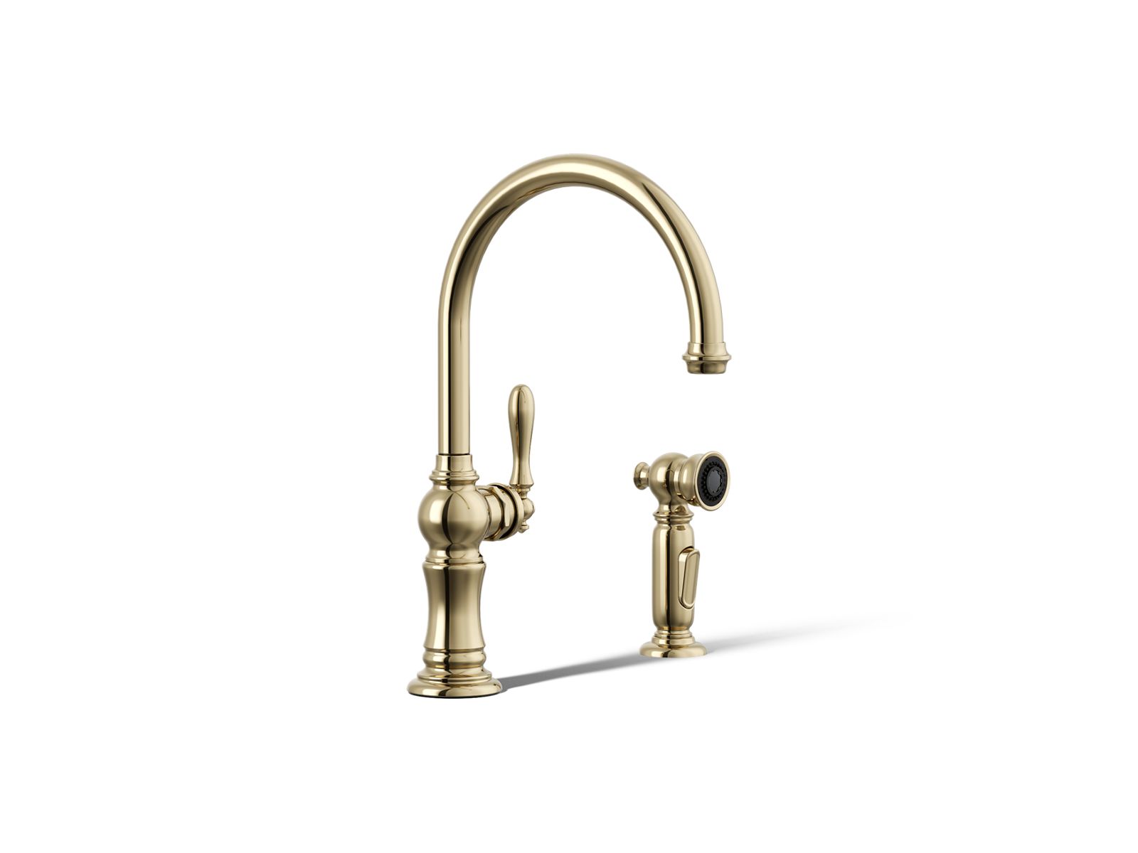 34858-artifacts-single-handle-kitchen-sink-faucet-with-two-function-sprayhead-8.jpg Artifacts® Single-handle kitchen sink faucet with two-function sprayhead