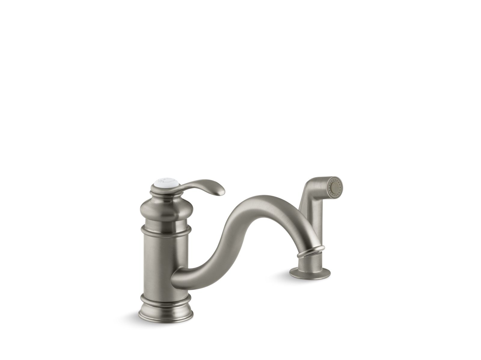 34924-fairfax-single-hole-kitchen-sink-faucet-with-9-spout-matching-finish-sidespray-2.jpg Fairfax® Single-hole kitchen sink faucet with 9" spout, matching finish sidespray