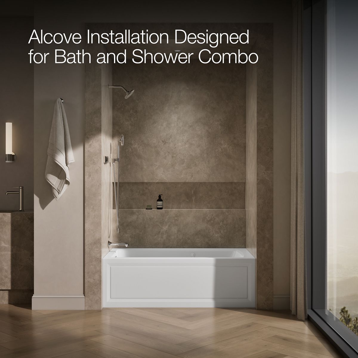 3515-archer-60-x-32-alcove-heated-bubblemassage-air-bath-and-whirlpool-left-drain-16.jpg Archer® 60" x 32" alcove Heated BubbleMassage™ air bath and whirlpool, left drain