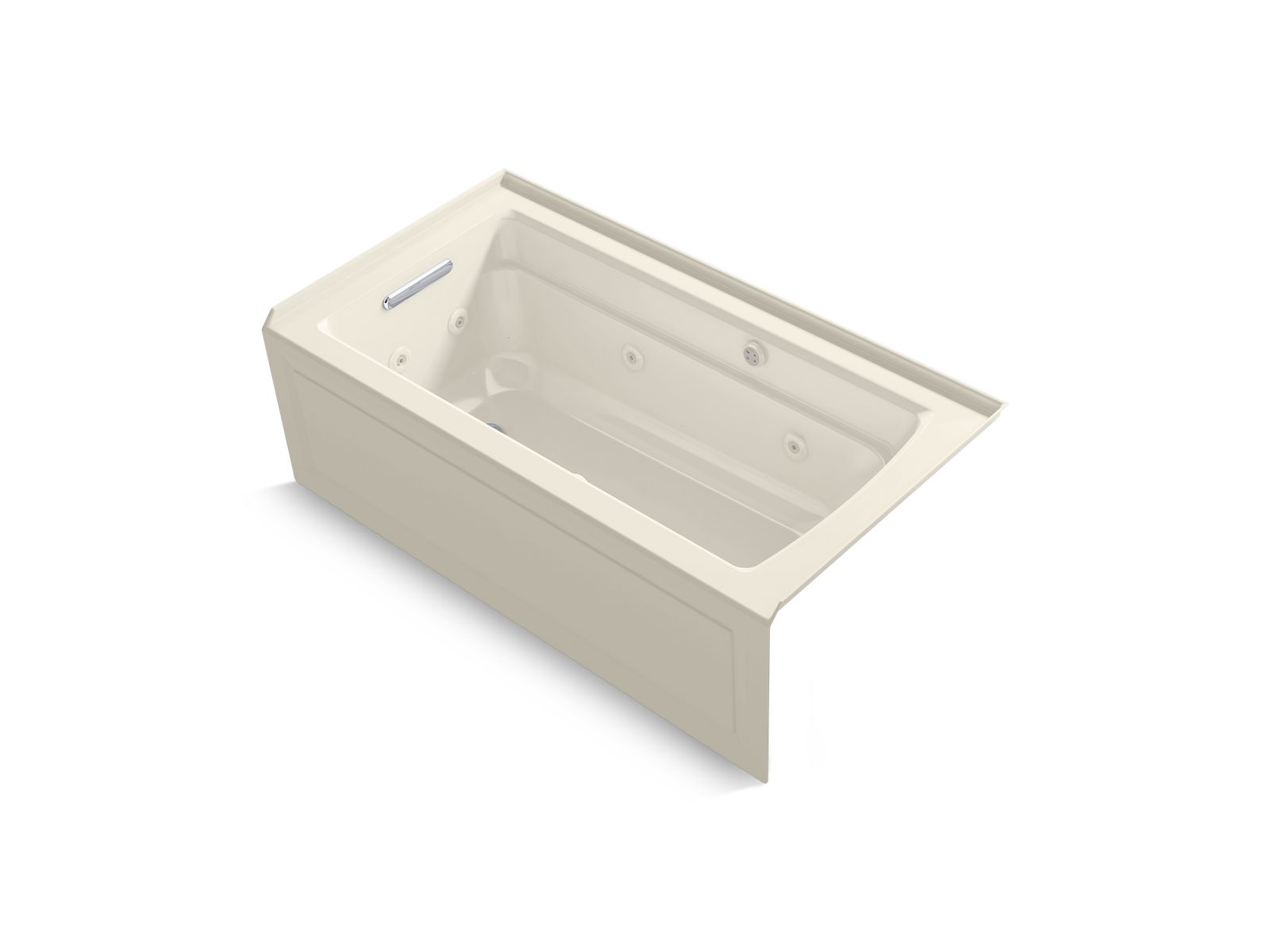 3515-archer-60-x-32-alcove-heated-bubblemassage-air-bath-and-whirlpool-left-drain-2.jpg Archer® 60" x 32" alcove Heated BubbleMassage™ air bath and whirlpool, left drain