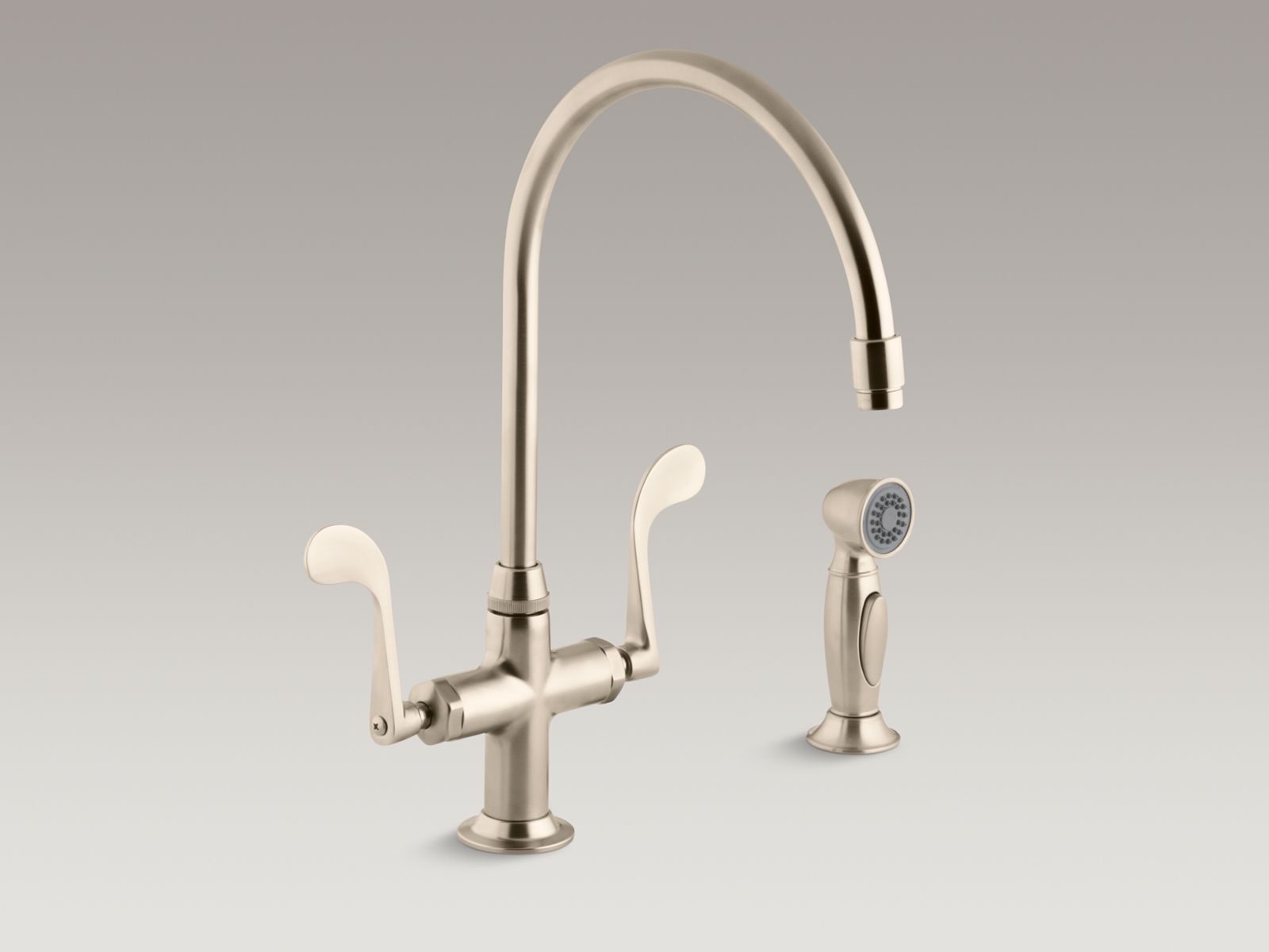 35247-essex-single-hole-kitchen-sink-faucet-with-9-gooseneck-spout-and-accent-sidespray-3.jpg Essex® Single-hole kitchen sink faucet with 9" gooseneck spout and accent sidespray