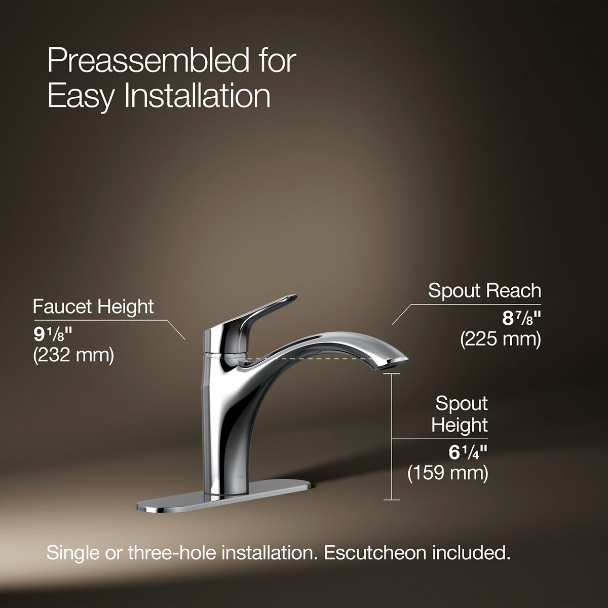 35297-rival-single-handle-kitchen-sink-faucet-7.jpg Rival® Single-handle kitchen sink faucet