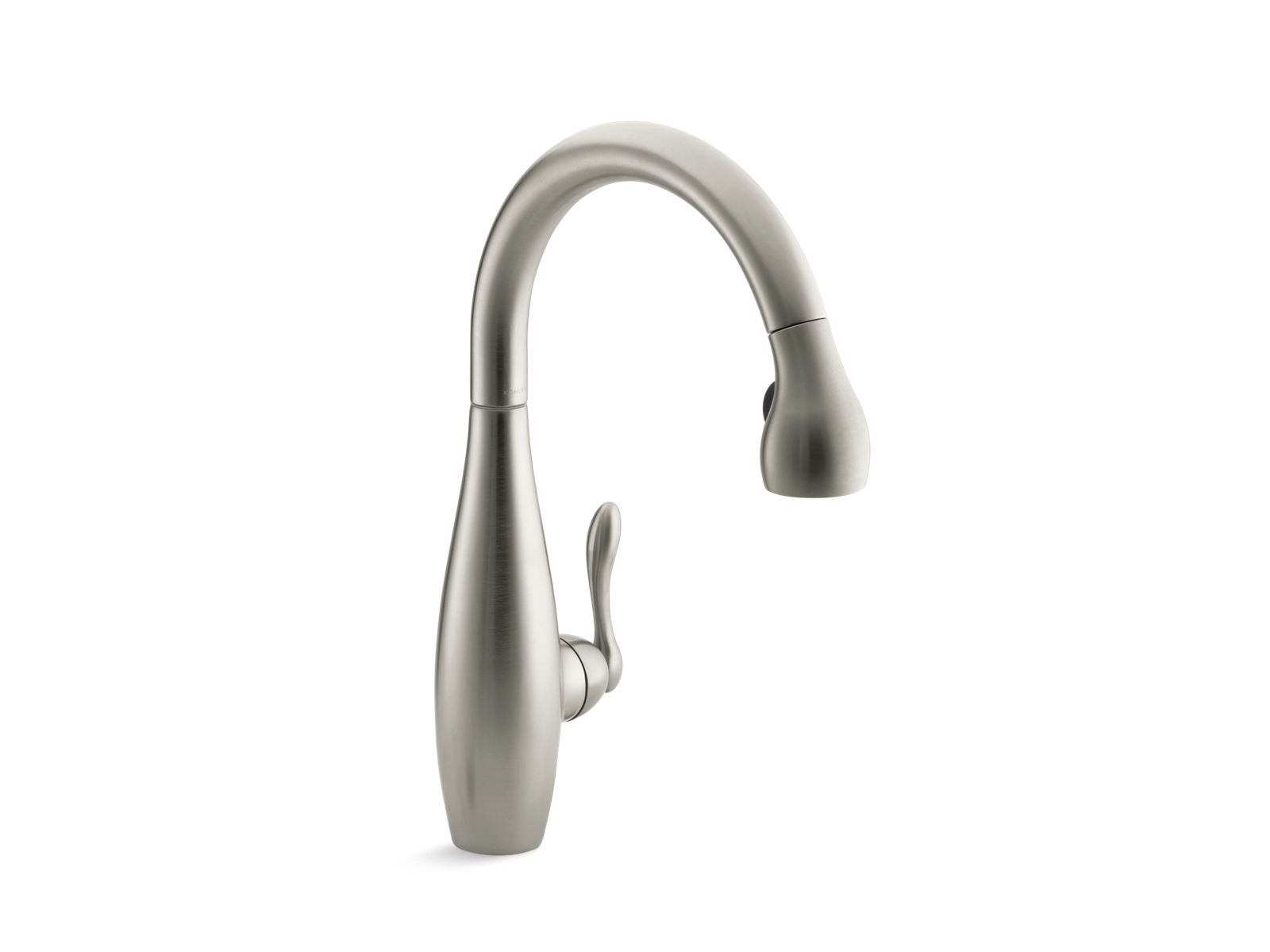 35301-clairette-single-or-three-hole-kitchen-sink-faucet-with-pull-down-16-5-8-spout-and-right-hand-lever-handle-4.jpg Clairette® Single- or three-hole kitchen sink faucet with pull-down 16-5/8" spout and right-hand lever handle