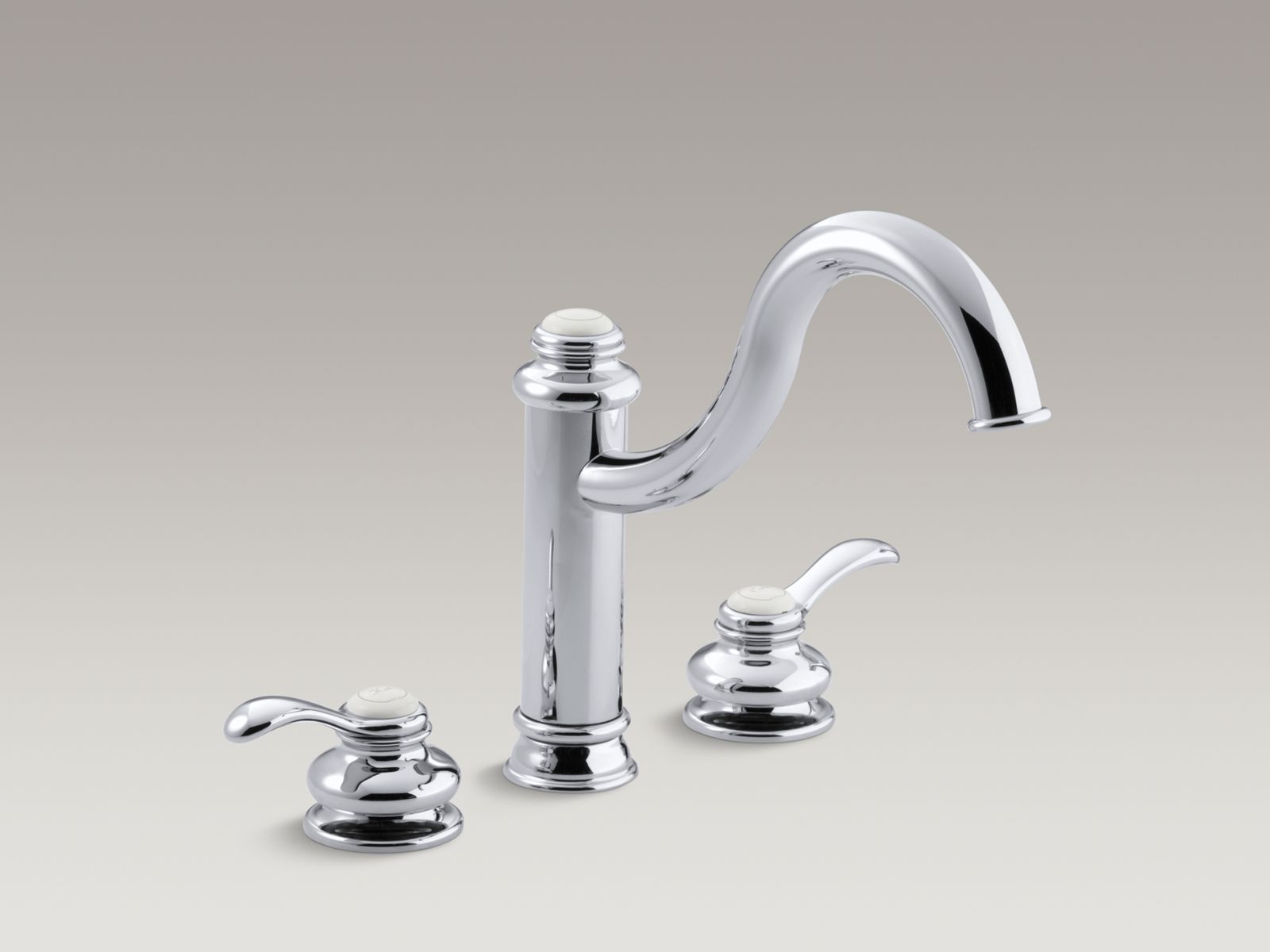 Fairfax® Three-hole kitchen sink faucet with 9-3/8" spout