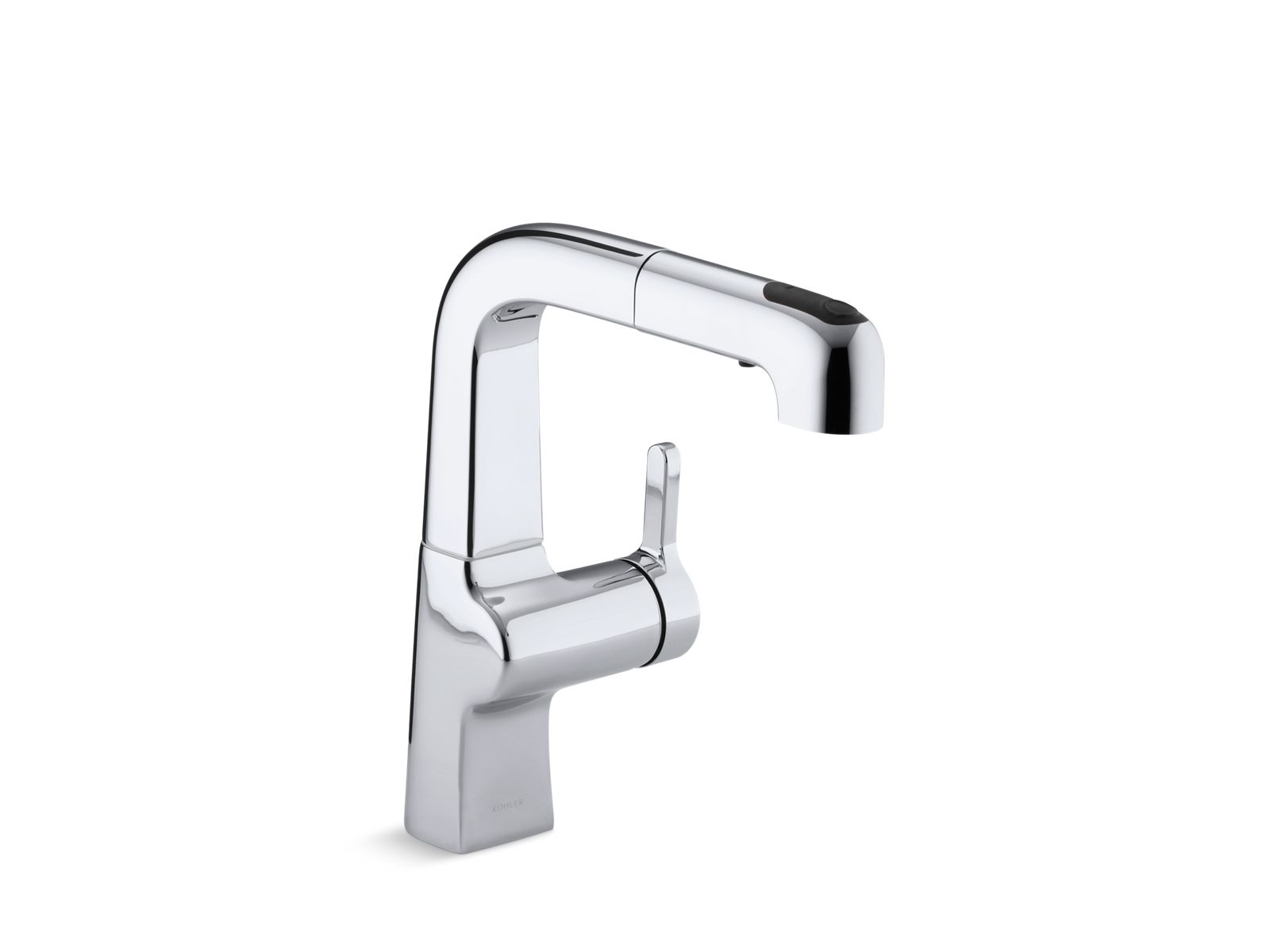 Evoke® Single-hole bar sink faucet with 8" pull-out spout