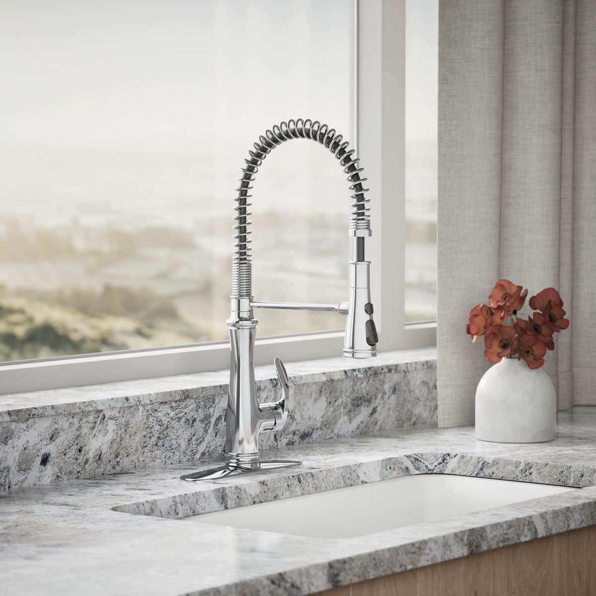 35519-bellera-semi-professional-kitchen-sink-faucet-with-three-function-sprayhead-4.jpg Bellera® Semi-professional kitchen sink faucet with three-function sprayhead