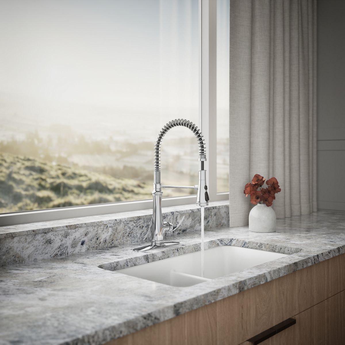 35519-bellera-semi-professional-kitchen-sink-faucet-with-three-function-sprayhead-8.jpg Bellera® Semi-professional kitchen sink faucet with three-function sprayhead
