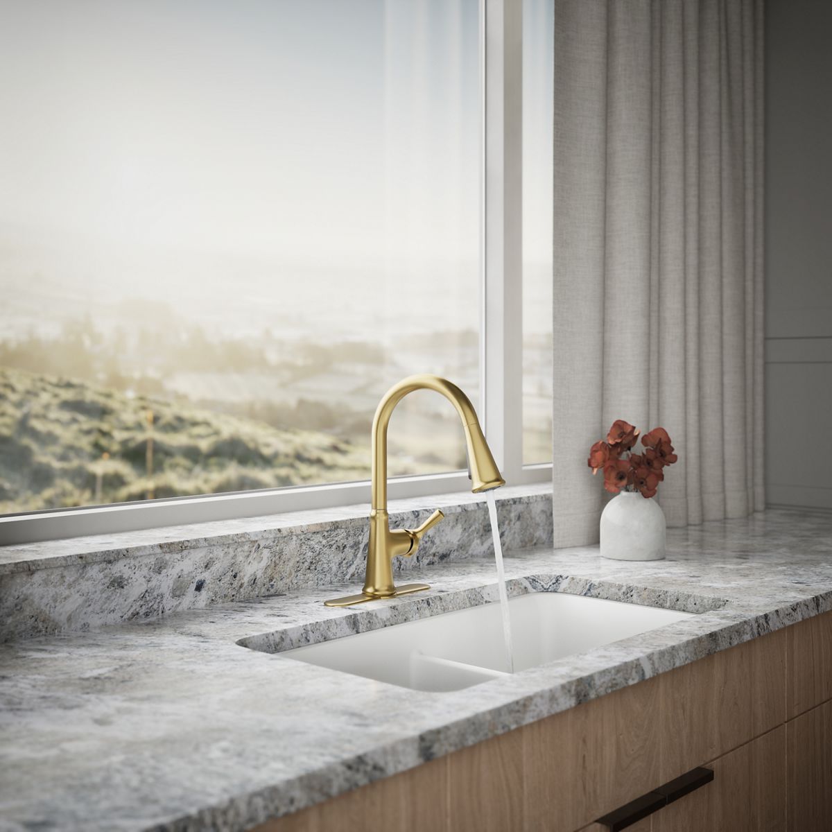 35661-tyne-pull-down-kitchen-faucet-16.jpg Tyne® Pull-down kitchen faucet