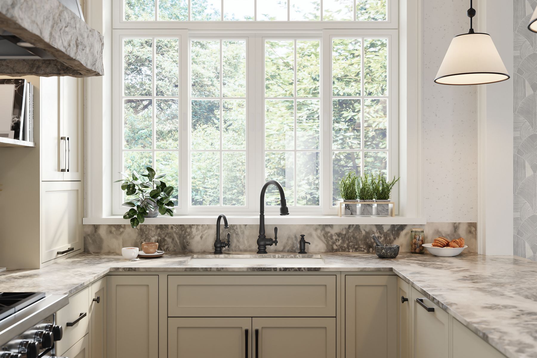 35667-artifacts-touchless-pull-down-kitchen-sink-faucet-with-three-function-sprayhead-19.jpg Artifacts® Touchless pull-down kitchen sink faucet with three-function sprayhead