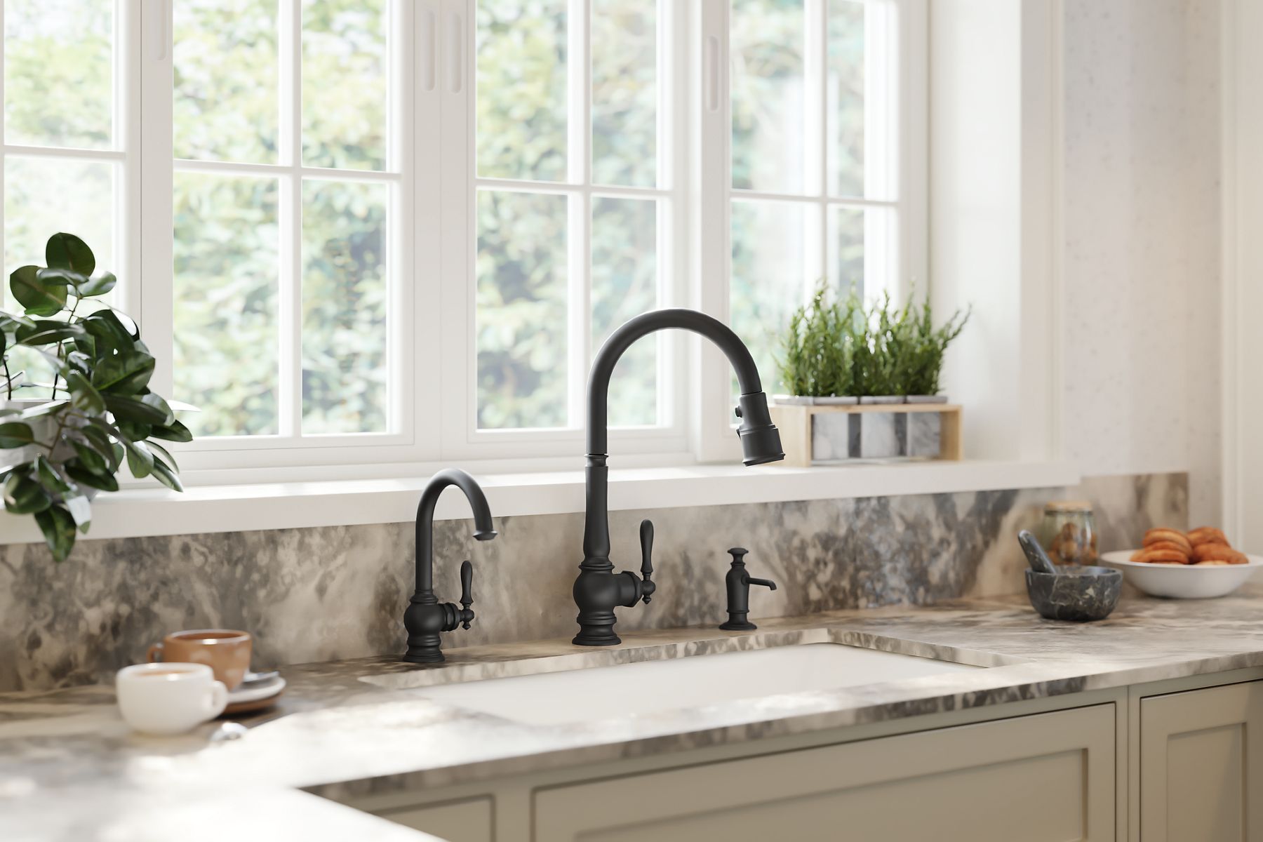 35667-artifacts-touchless-pull-down-kitchen-sink-faucet-with-three-function-sprayhead-20.jpg Artifacts® Touchless pull-down kitchen sink faucet with three-function sprayhead