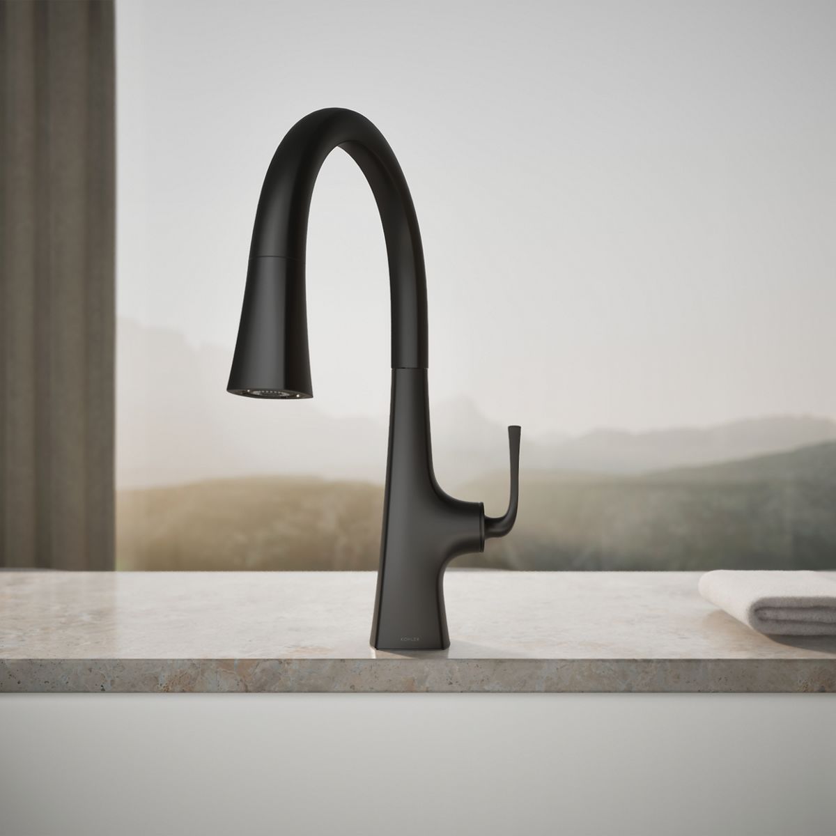 35724-graze-pull-down-kitchen-sink-faucet-with-three-function-sprayhead-35.jpg Graze® Pull-down kitchen sink faucet with three-function sprayhead