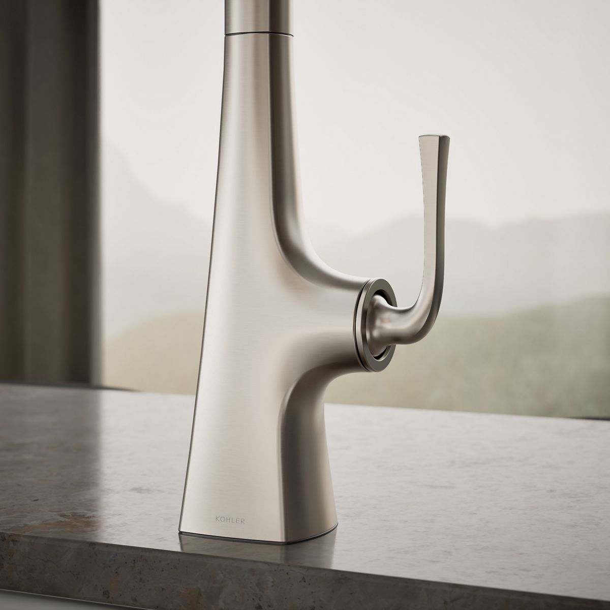 35724-graze-pull-down-kitchen-sink-faucet-with-three-function-sprayhead-44.jpg Graze® Pull-down kitchen sink faucet with three-function sprayhead