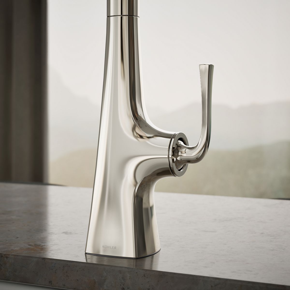 35724-graze-pull-down-kitchen-sink-faucet-with-three-function-sprayhead-45.jpg Graze® Pull-down kitchen sink faucet with three-function sprayhead