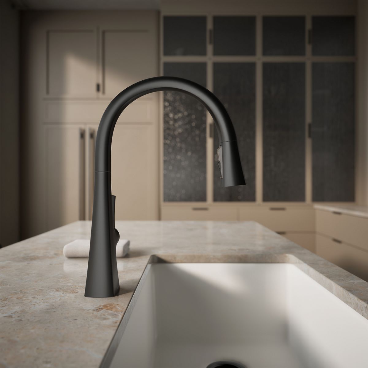 35724-graze-pull-down-kitchen-sink-faucet-with-three-function-sprayhead-51.jpg Graze® Pull-down kitchen sink faucet with three-function sprayhead