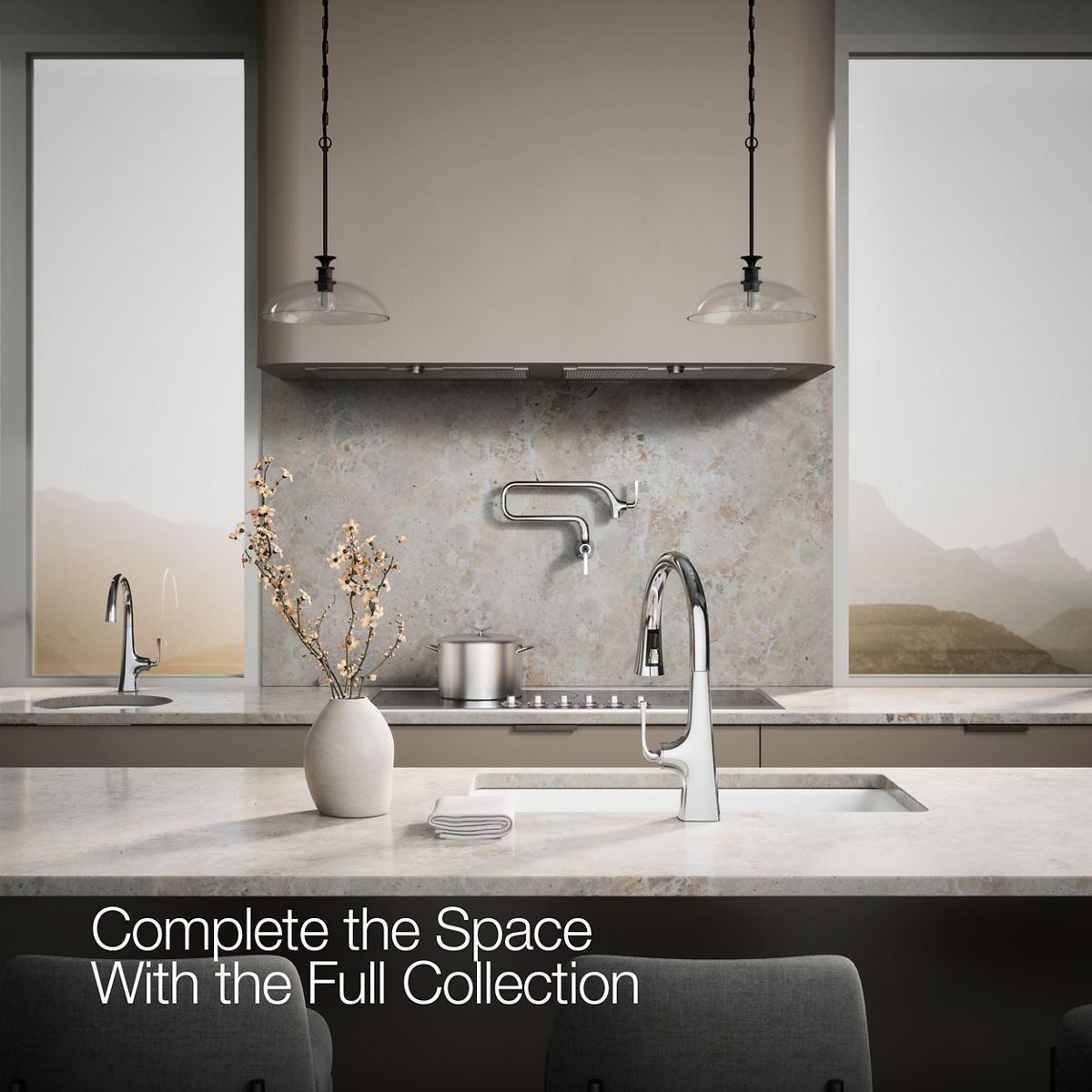 35724-graze-pull-down-kitchen-sink-faucet-with-three-function-sprayhead-62.jpg Graze® Pull-down kitchen sink faucet with three-function sprayhead