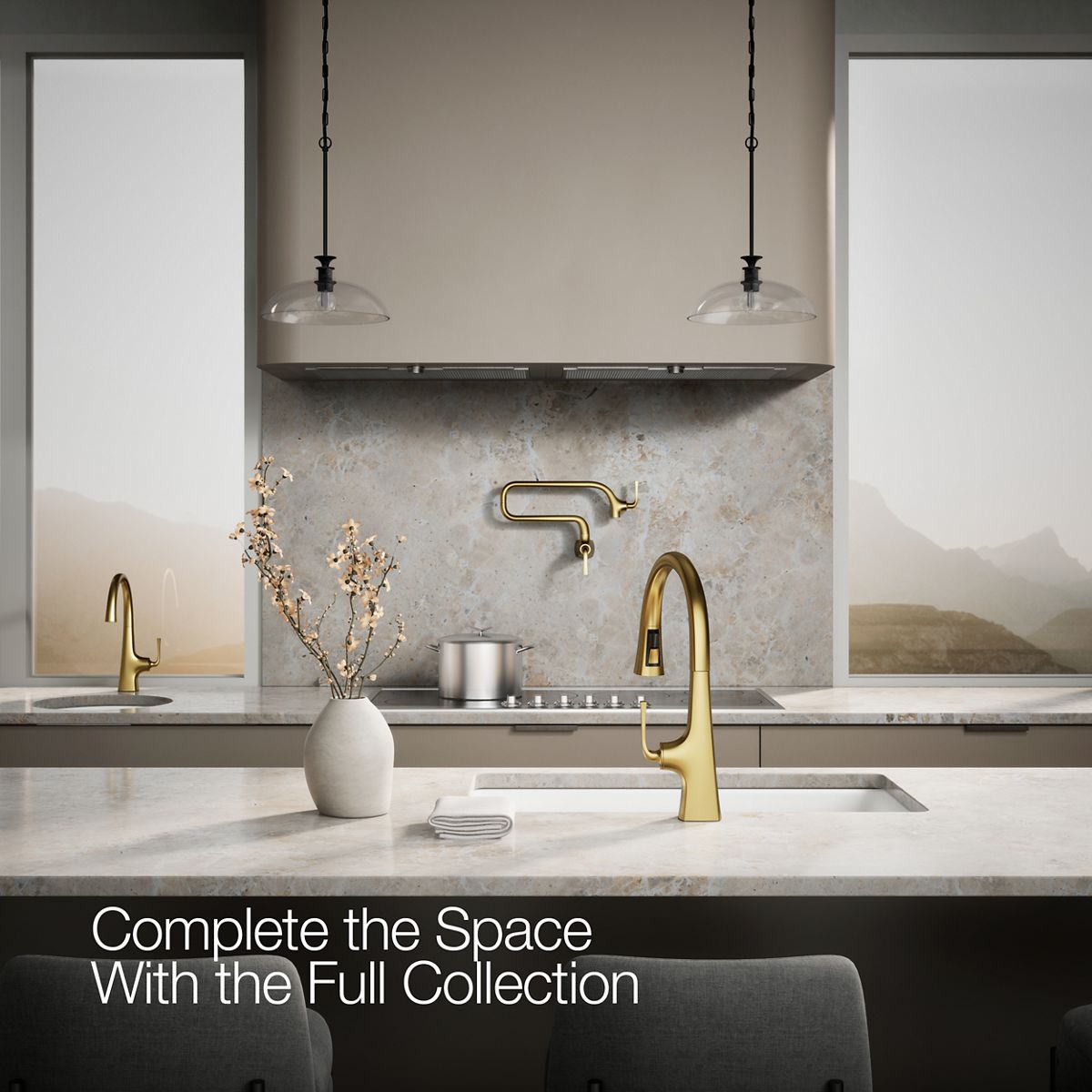 35724-graze-pull-down-kitchen-sink-faucet-with-three-function-sprayhead-63.jpg Graze® Pull-down kitchen sink faucet with three-function sprayhead