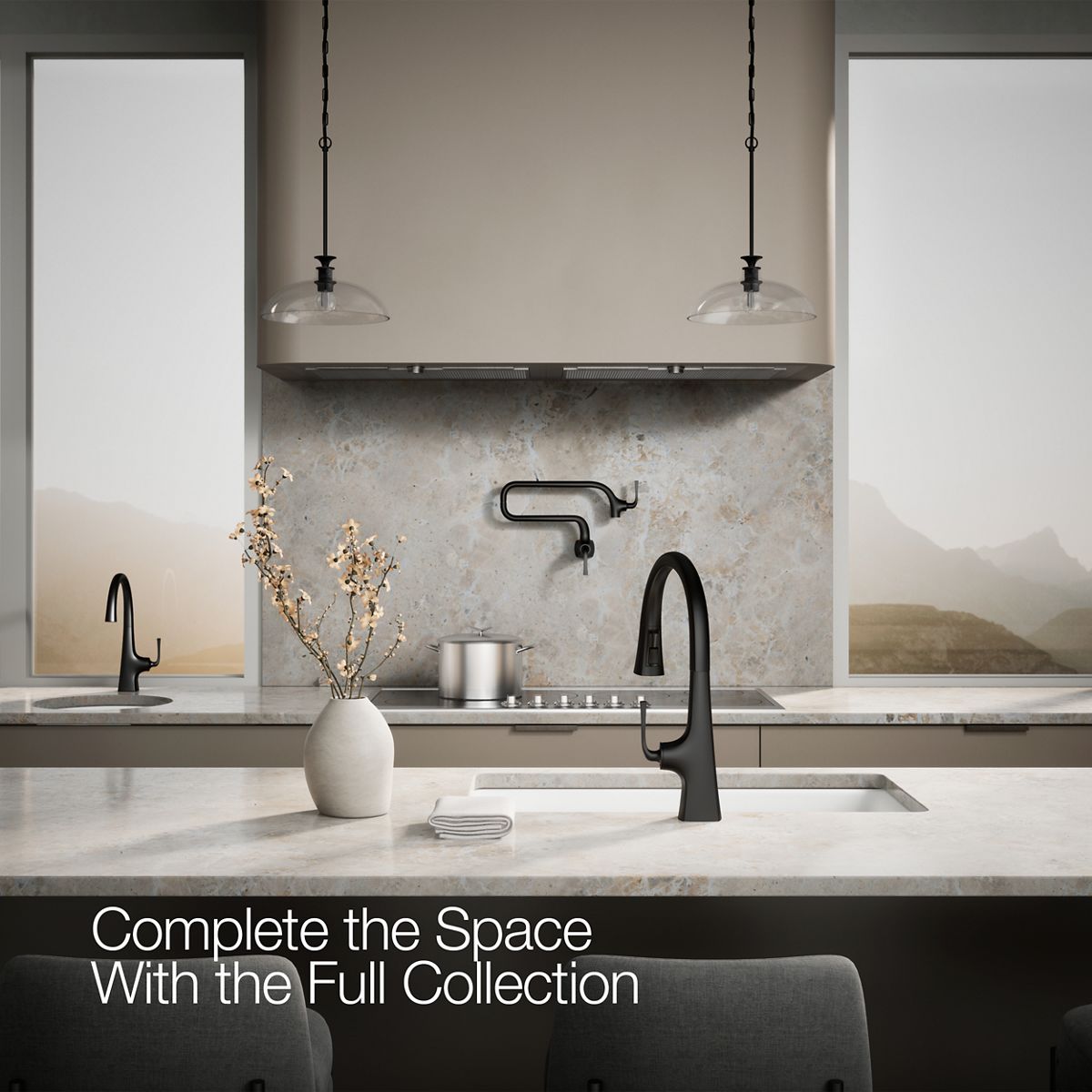 35724-graze-pull-down-kitchen-sink-faucet-with-three-function-sprayhead-64.jpg Graze® Pull-down kitchen sink faucet with three-function sprayhead