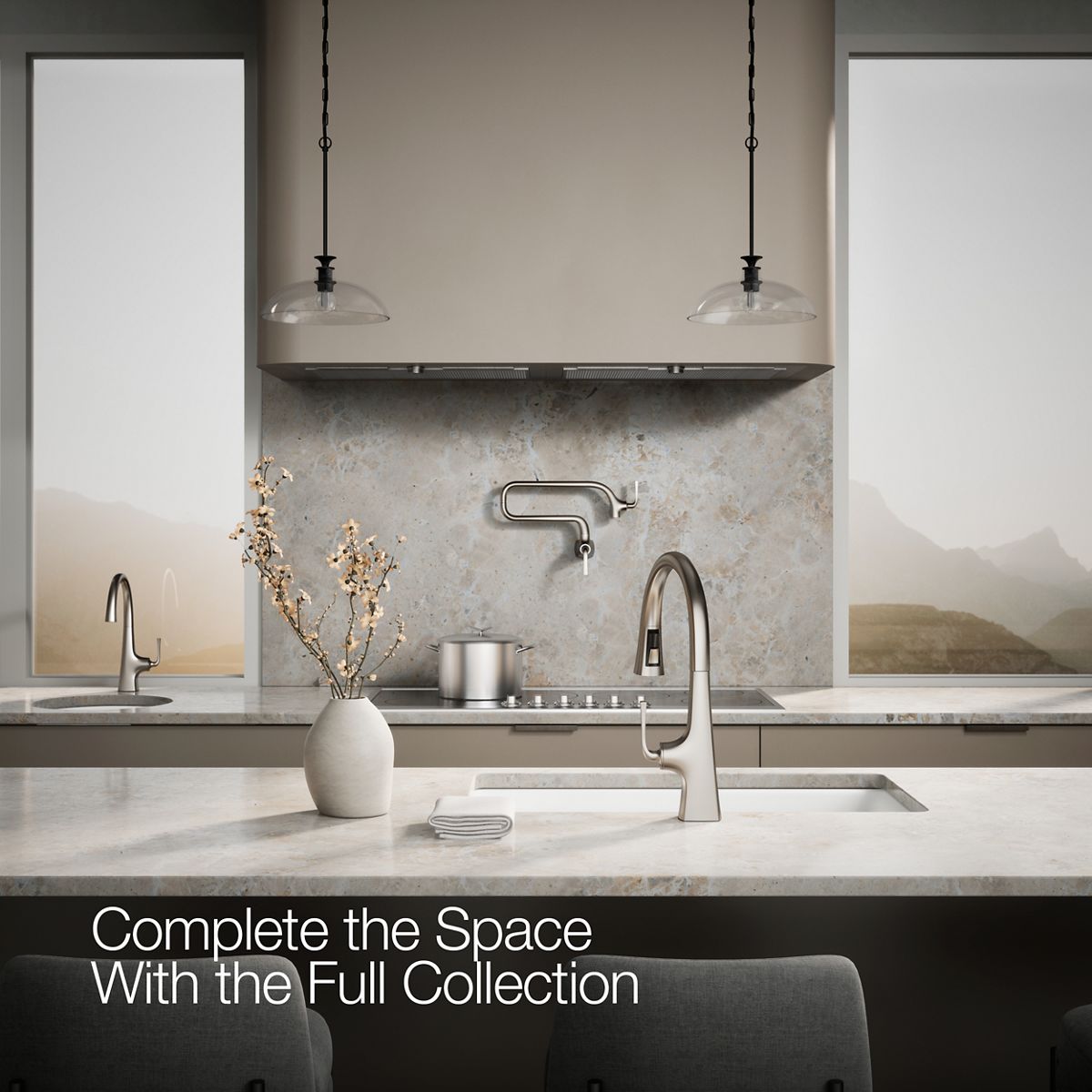 35724-graze-pull-down-kitchen-sink-faucet-with-three-function-sprayhead-65.jpg Graze® Pull-down kitchen sink faucet with three-function sprayhead