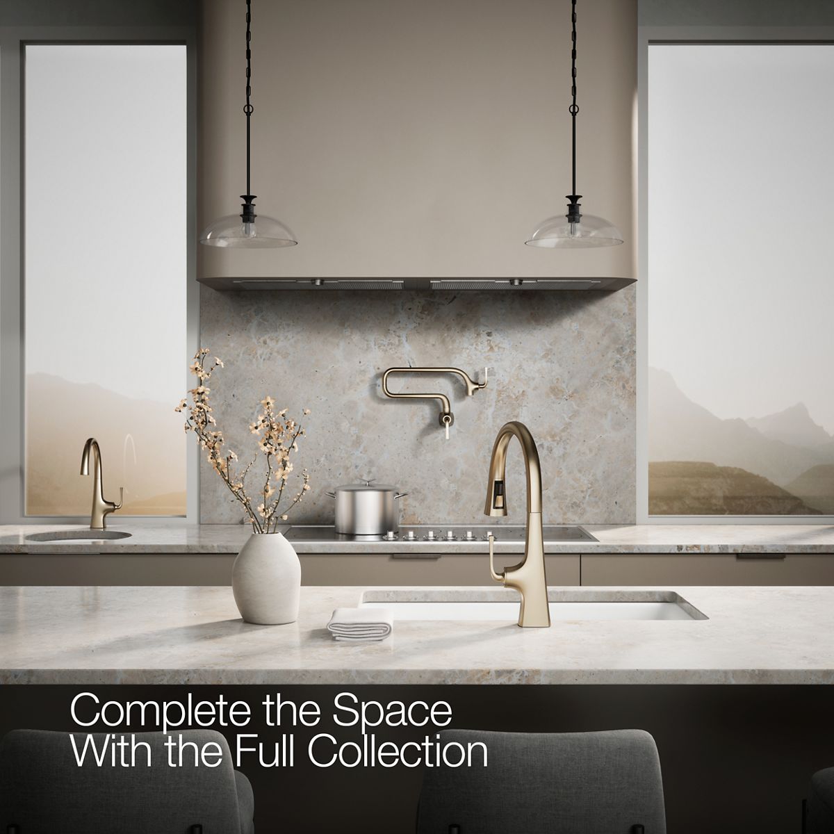 35724-graze-pull-down-kitchen-sink-faucet-with-three-function-sprayhead-67.jpg Graze® Pull-down kitchen sink faucet with three-function sprayhead