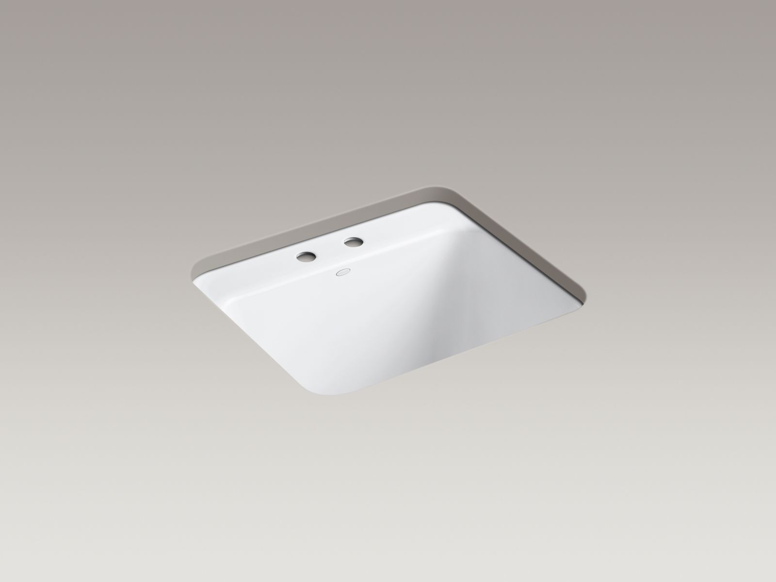 Glen Falls™ Undermount utility sink with 2 faucet holes