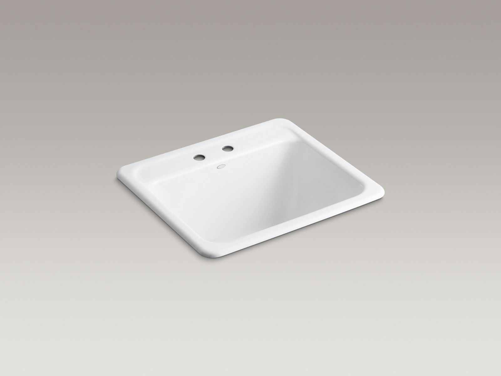 Glen Falls™ Top-mount utility sink with 2 faucet holes