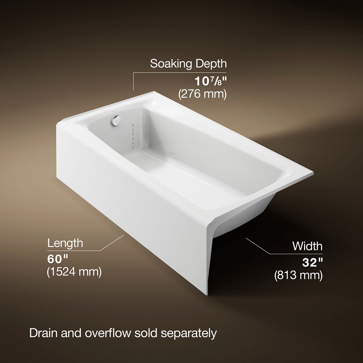 3633-mendota-60-x-32-alcove-bath-left-drain-16.jpg Mendota® 60" x 32" alcove bath, left drain