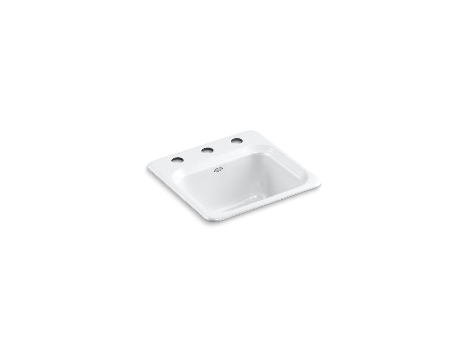 Northland™ Top-mount bar sink with 3 faucet holes