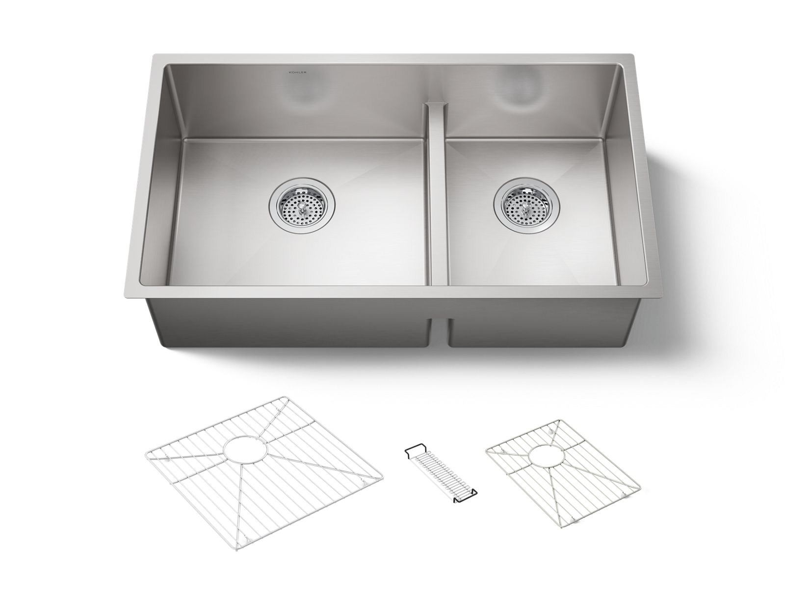 Strive® Smart Divide® 32" undermount double-bowl kitchen sink