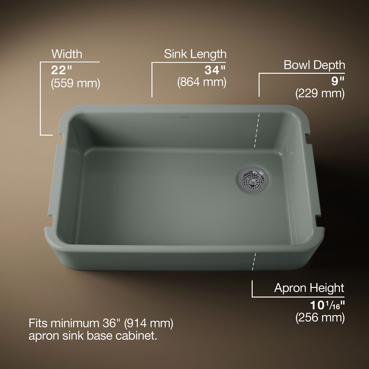36653-ironridge-34-undermount-single-bowl-farmhouse-kitchen-sink-29.jpg Ironridge® 34" undermount single-bowl farmhouse kitchen sink