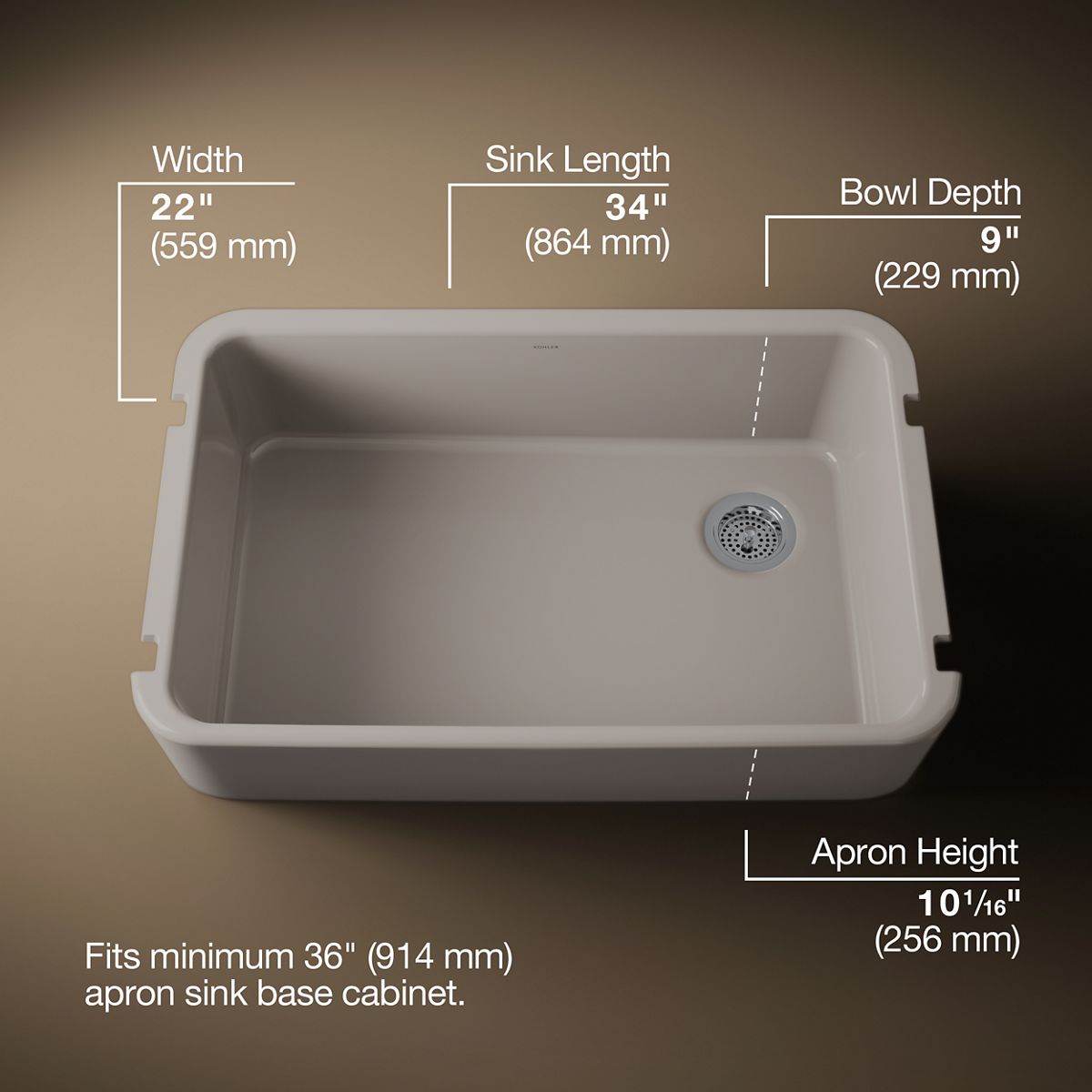 36653-ironridge-34-undermount-single-bowl-farmhouse-kitchen-sink-31.jpg Ironridge® 34" undermount single-bowl farmhouse kitchen sink