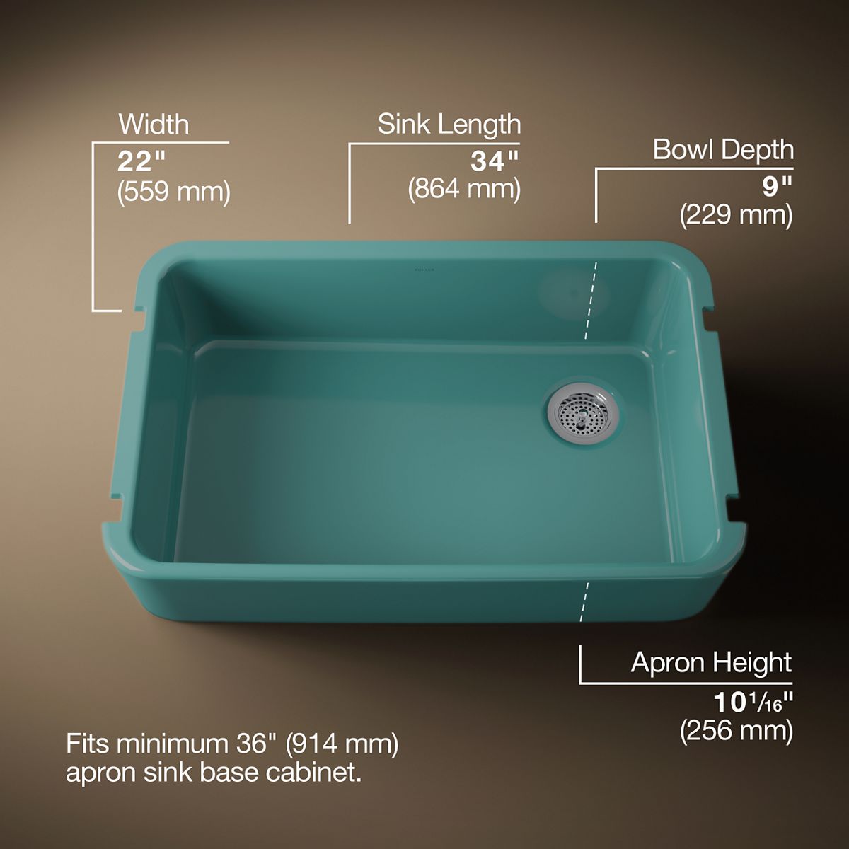 36653-ironridge-34-undermount-single-bowl-farmhouse-kitchen-sink-32.jpg Ironridge® 34" undermount single-bowl farmhouse kitchen sink
