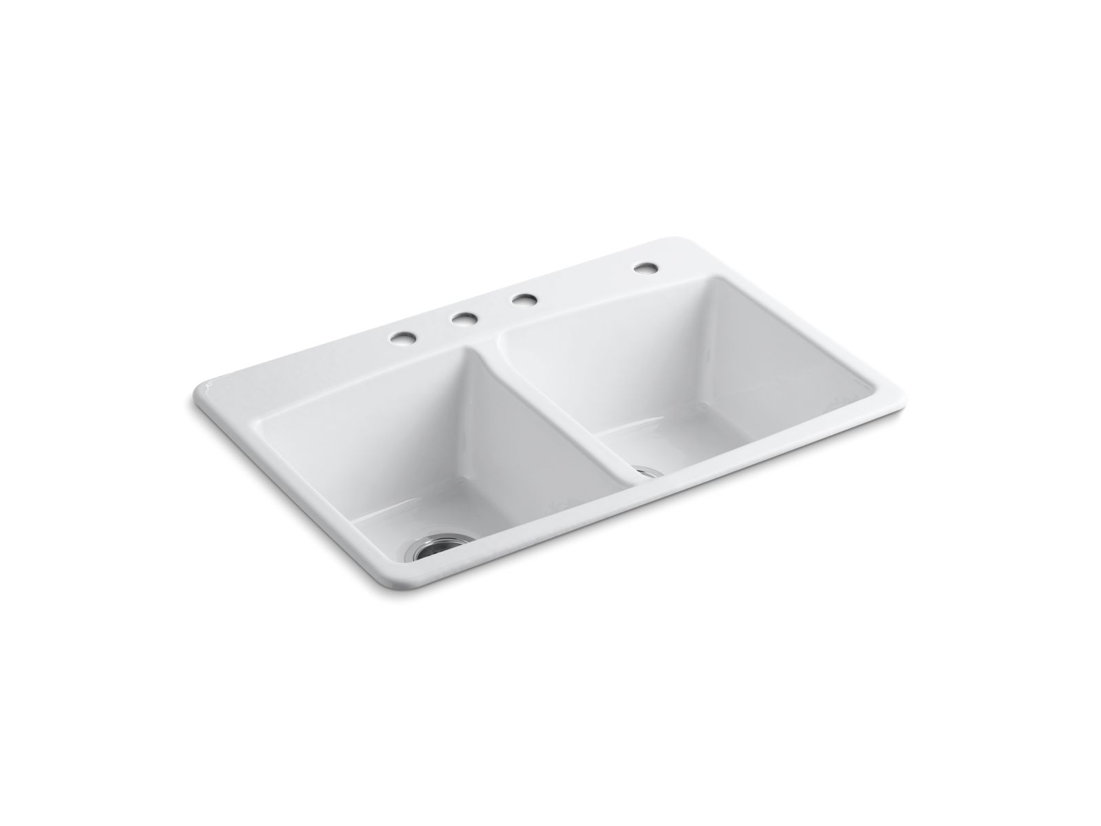Brookfield™ 33" top-mount double-bowl kitchen sink