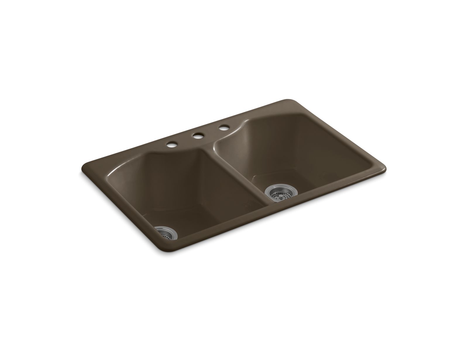 Bellegrove 33" x 22" x 9-5/8" top-mount double-equal kitchen sink