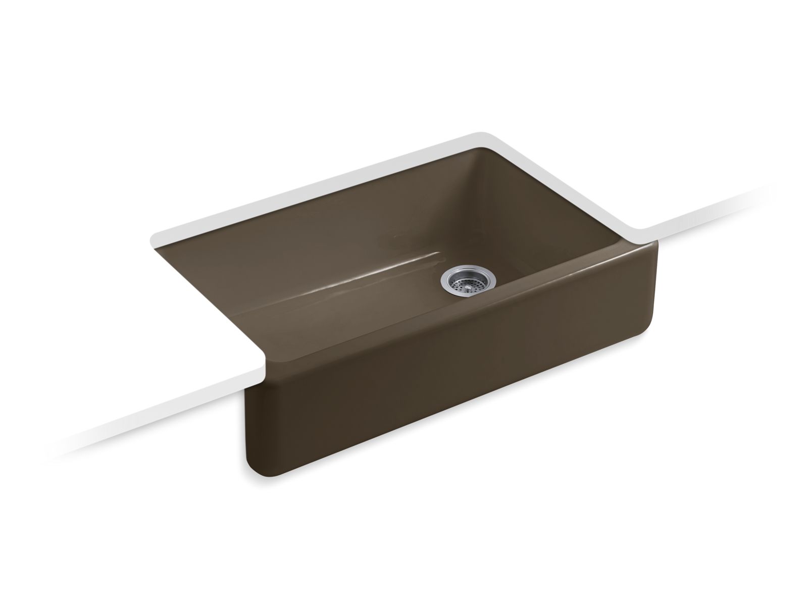 Whitehaven® 35-3/4" undermount single-bowl farmhouse kitchen sink