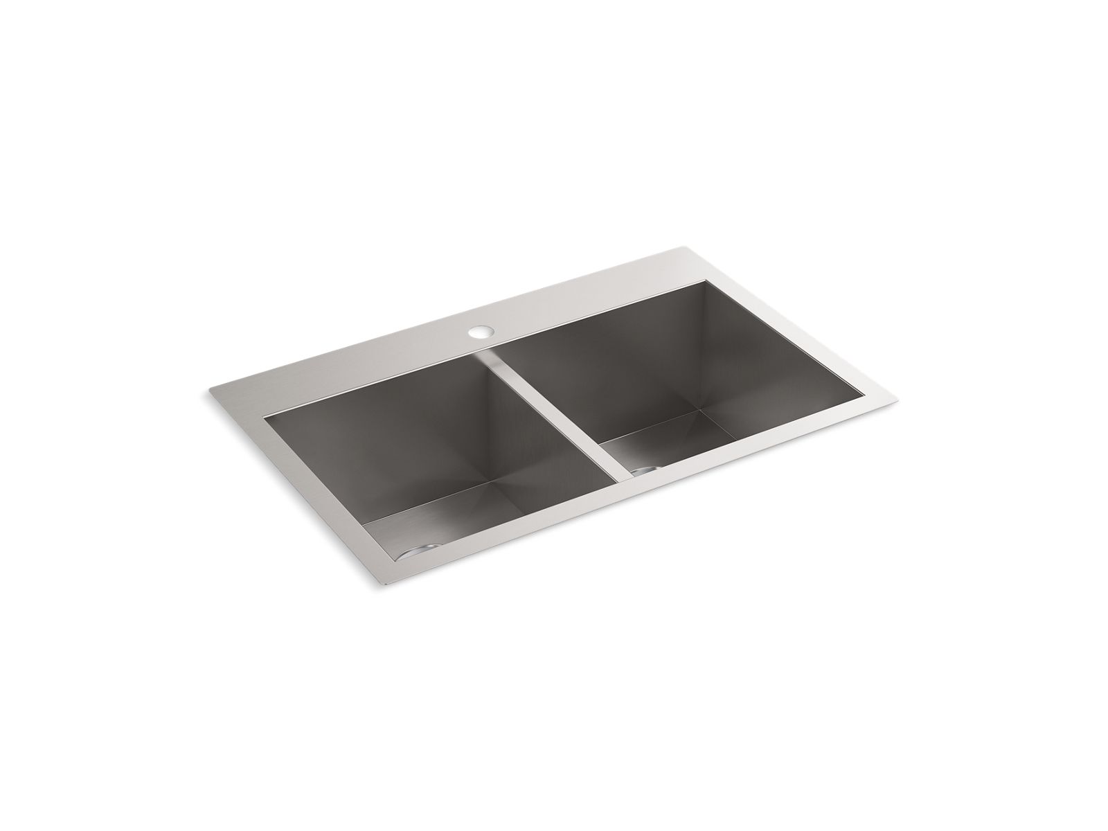Vault™ 30-1/2" top-/undermount double-bowl kitchen sink