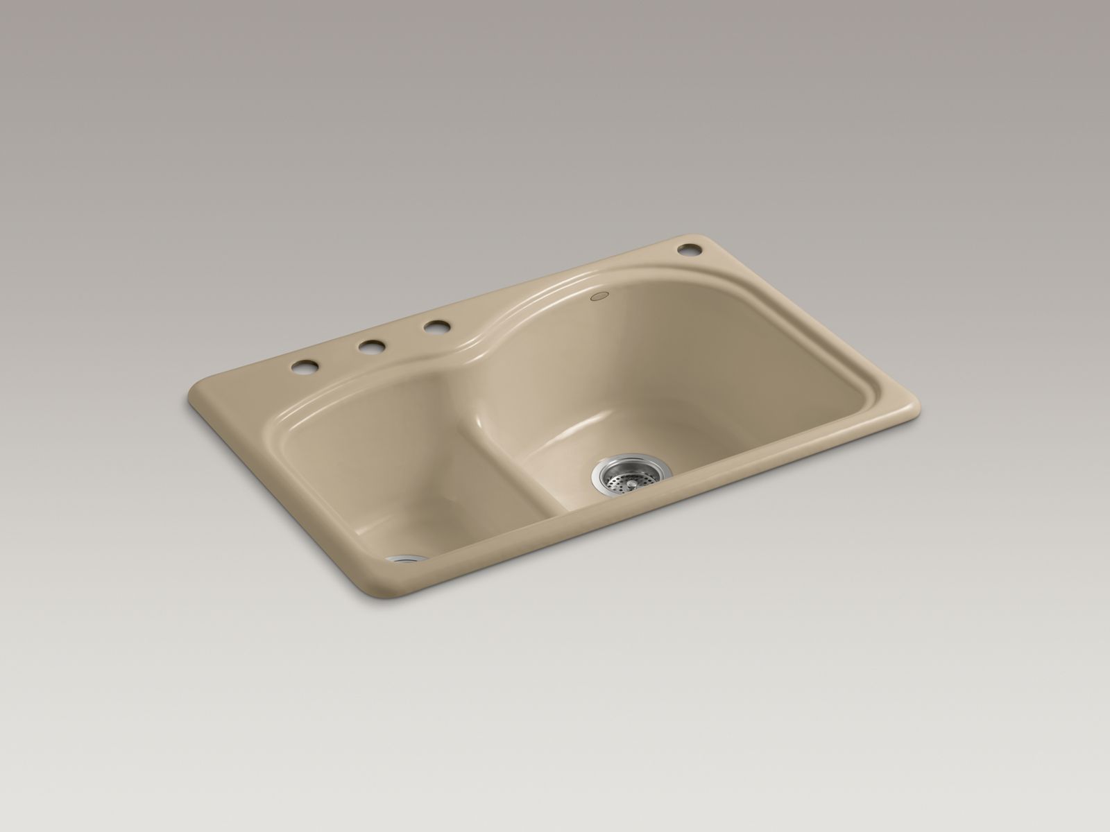 Woodfield® Smart Divide® 33" top-mount double-bowl kitchen sink
