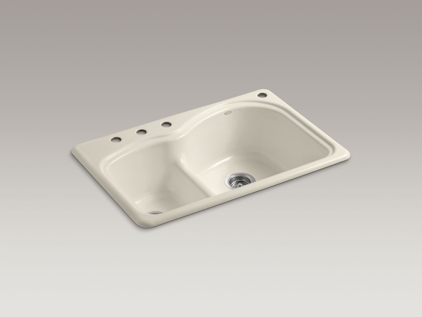 37748-woodfield-smart-divide-33-top-mount-double-bowl-kitchen-sink-3.jpg Woodfield® Smart Divide® 33" top-mount double-bowl kitchen sink