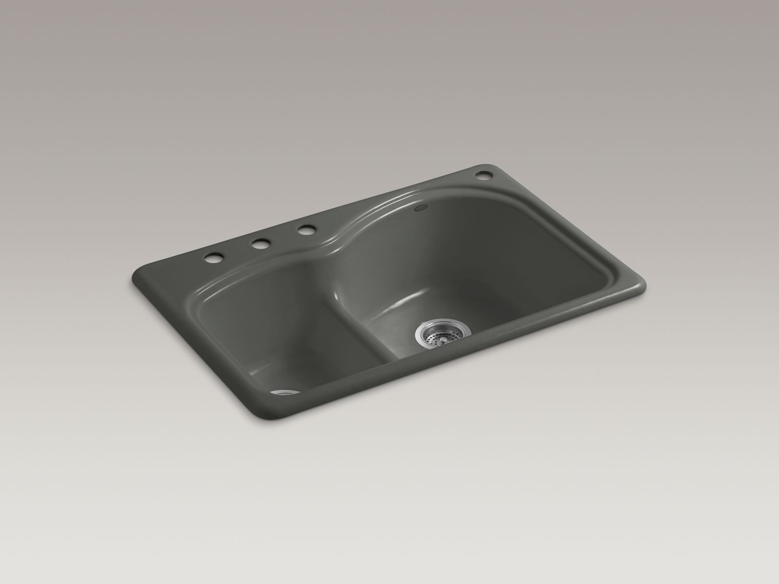 37748-woodfield-smart-divide-33-top-mount-double-bowl-kitchen-sink-4.jpg Woodfield® Smart Divide® 33" top-mount double-bowl kitchen sink