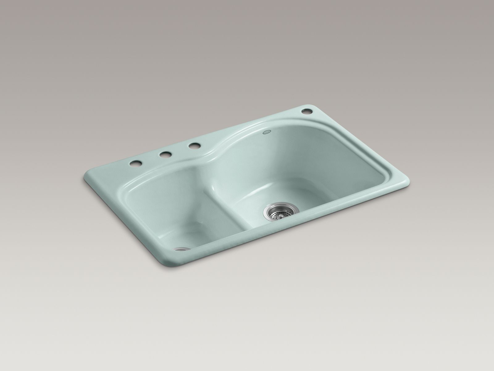37748-woodfield-smart-divide-33-top-mount-double-bowl-kitchen-sink-8.jpg Woodfield® Smart Divide® 33" top-mount double-bowl kitchen sink