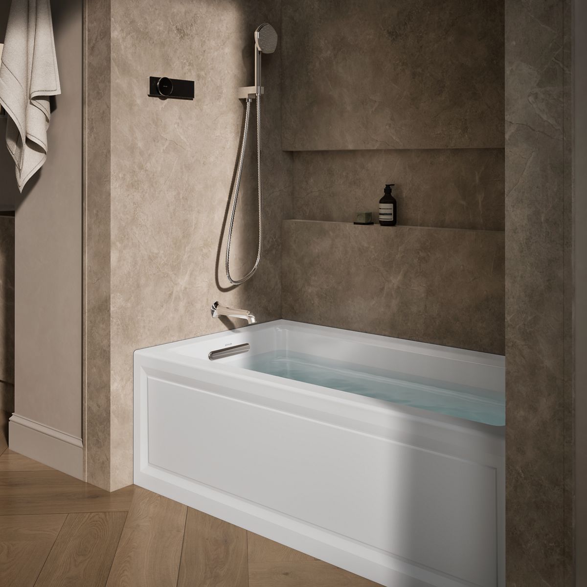 3786-archer-60-x-32-alcove-heated-bubblemassage-air-bath-left-drain-8.jpg Archer® 60" x 32" alcove Heated BubbleMassage™ air bath, left drain