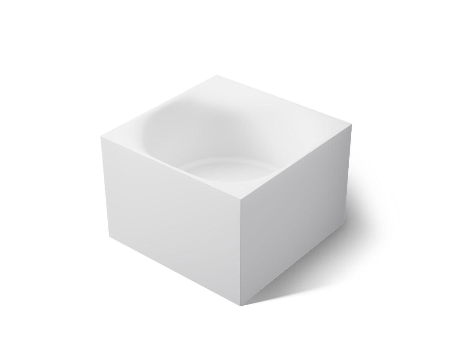Stillness® Smart Soak 46" x 46" freestanding bath