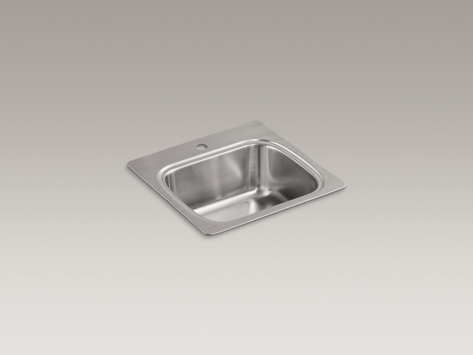 Verse™ Top-mount single-bowl bar sink with single faucet hole