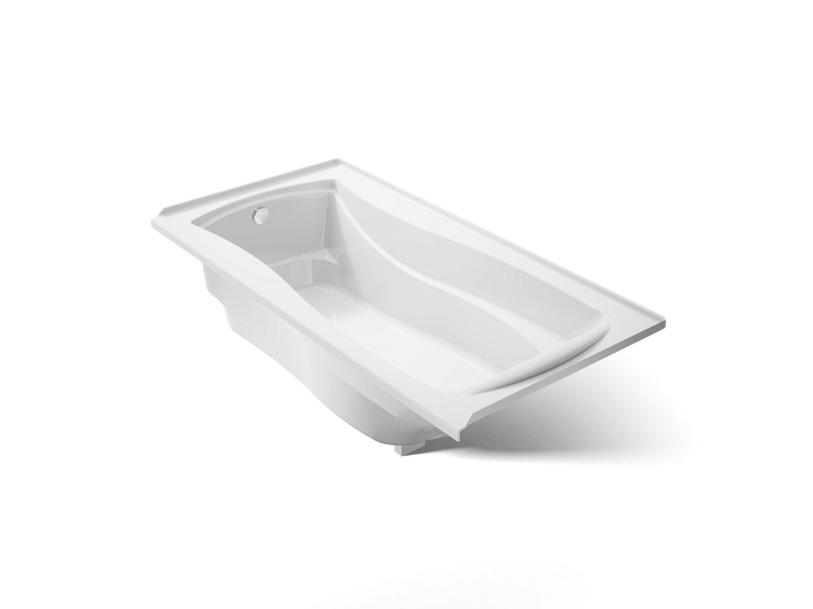 Mariposa® 72" x 36" alcove bath, left drain